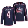 corson ceulemans blue jackets brooks bandits 2021 draft navy pro authentic men jersey