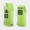 custom apple green authentic college basketball jersey