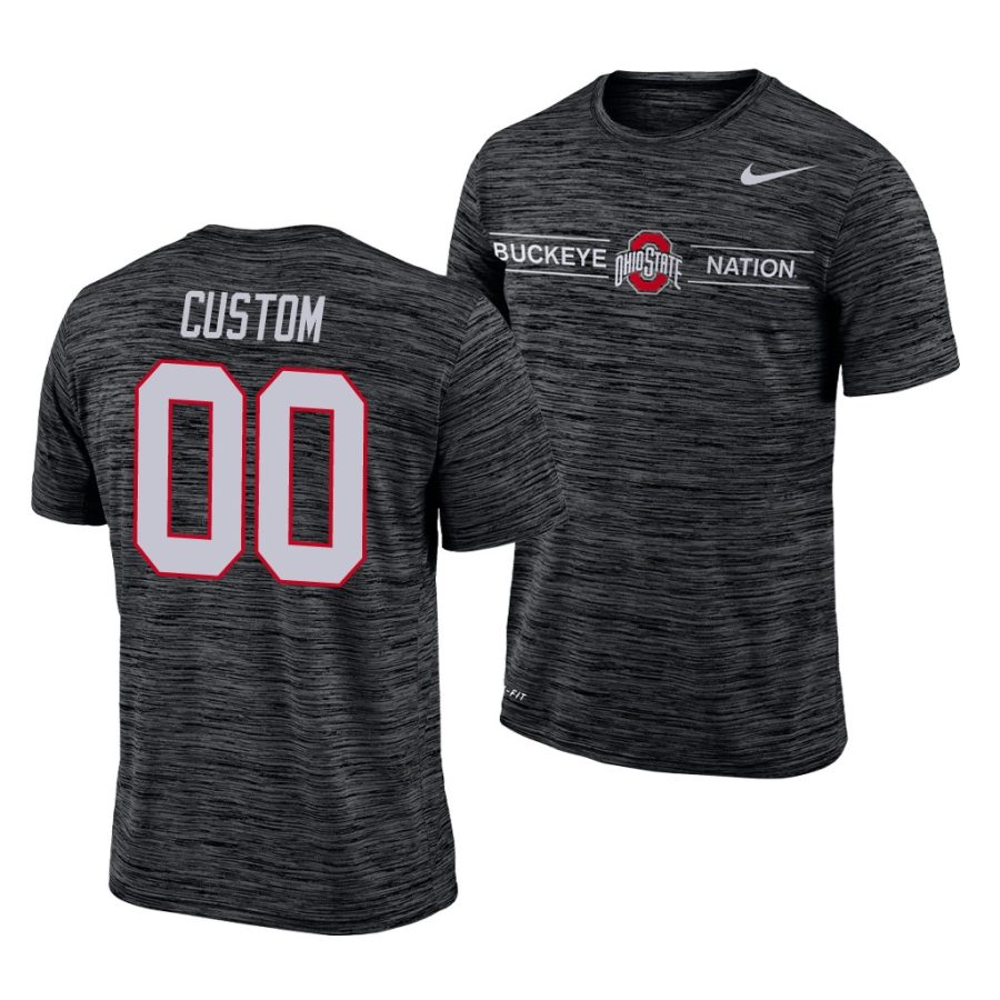 custom black gfx velocity ohio state buckeyes shirt