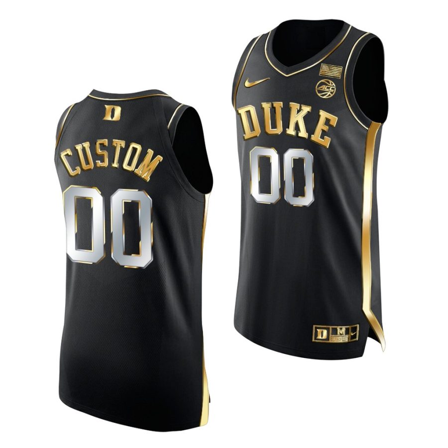 custom black golden edition 2021 22authentic basketball jersey