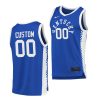 custom blue college basketball men jersey