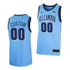 custom blue college basketball villanova wildcats jersey