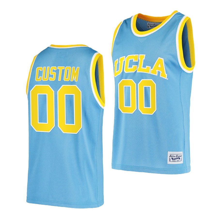 custom blue commemorative classic ucla bruins jersey