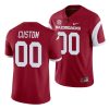 custom cardinal college football arkansas razorbacks jersey