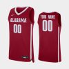 custom crimson replica men's jersey