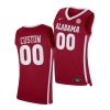 custom crimson replica men jersey