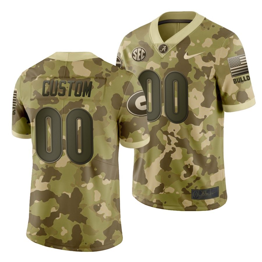 custom desert camo salute to service men's jersey