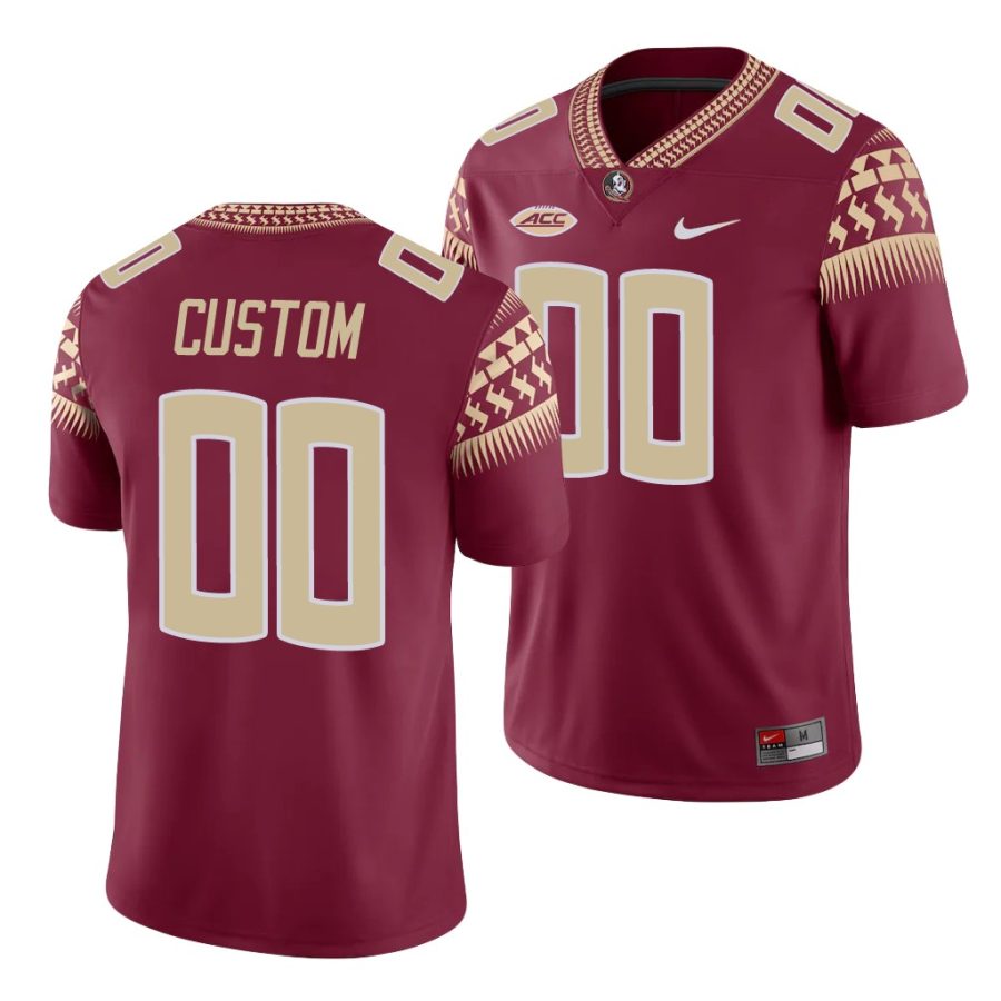 custom garnet game men's jersey