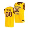 custom gold college basketball men jersey