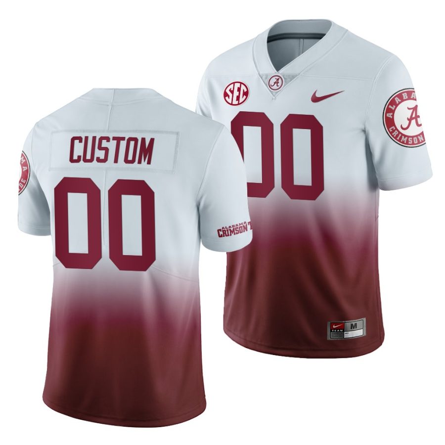 custom gradient college football men's jersey