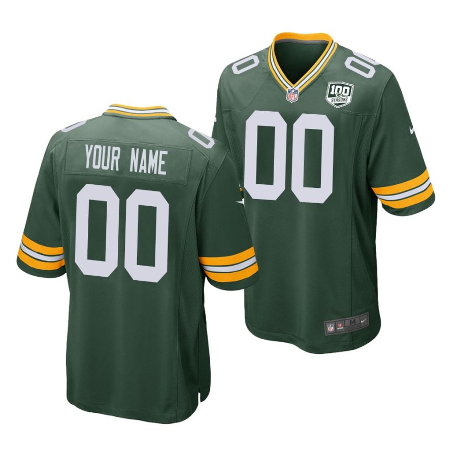 custom green 2020 nfl draft men's jersey 0