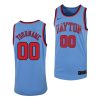 custom light blue college basketball dayton flyers jersey