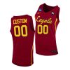 custom maroon 2021 march madness sweet 16 loyola chicago ramblers jersey