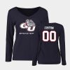 custom navy college basketball long sleeve t shirts