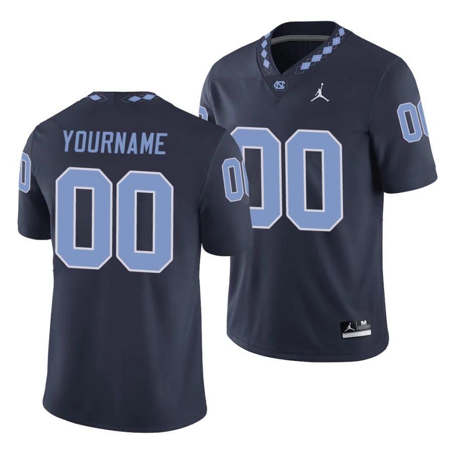 custom navy college football men's jersey