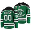 custom nchc replica green college hockey jersey