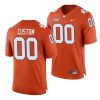 custom orange college football men's jersey