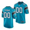 custom panthers 2020 nfl draft game men's blue jersey