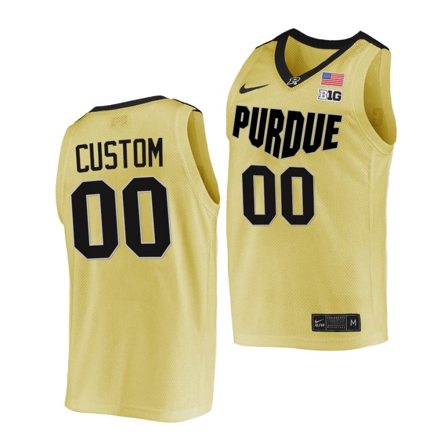 custom purdue boilermakers college basketball 2021 22 top overall seed jersey