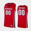 custom red replica men's jersey