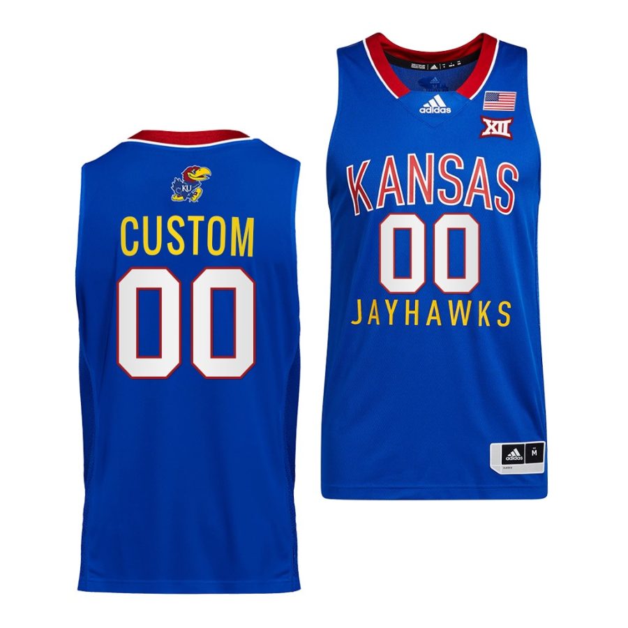 custom royal college basketball throwback jersey