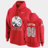 custom scarlet team lockup camo circuit college basketball hoodie