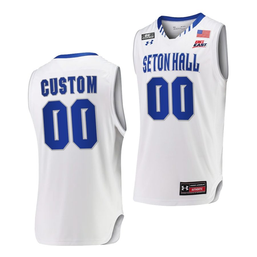 custom seton hall pirates college basketball 2021 22 replica jersey