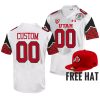 custom utah utes white 2022 rose bowl college football playoff jersey