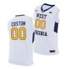 custom west virginia mountaineers white home 2020 21 authentic jersey