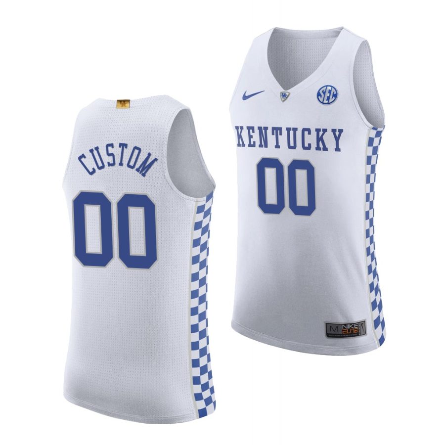 custom white authentic men's jersey 0