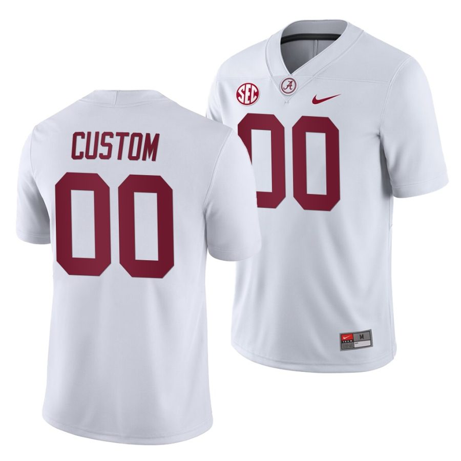 custom white away men's jersey