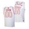 custom white by the players 2021 22alternate basketball jersey