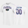 custom white campus college football shirt