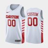 custom white college basketball men's jersey