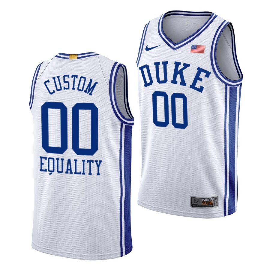 custom white equality men jersey