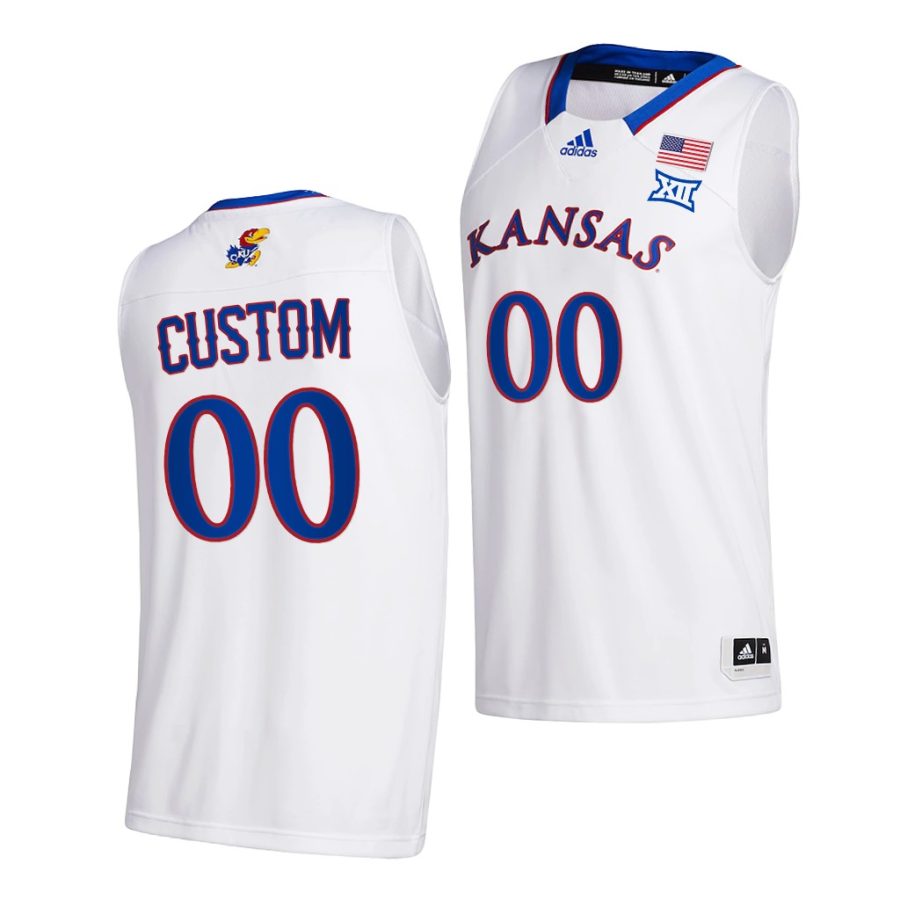 custom white home men jersey