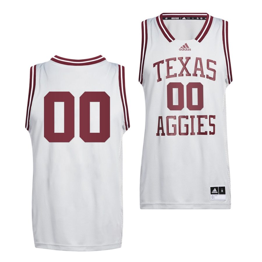 custom white reverse retro 2022college basketball jersey