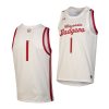 custom white throwback men jersey