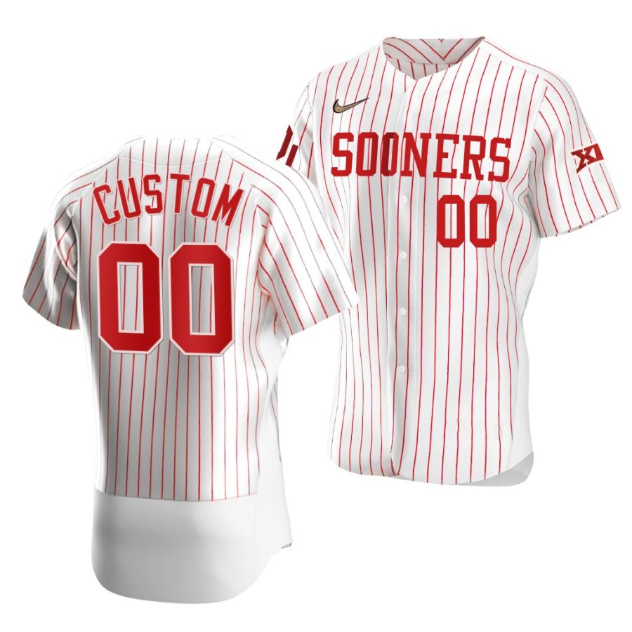 custom white vapor prime oklahoma sooners jersey