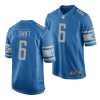 d'andre swift blue 2020 nfl draft men's jersey 0