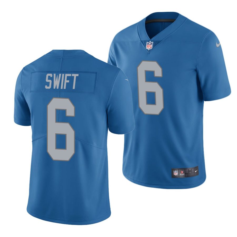 d'andre swift blue 2020 nfl draft men's jersey 1