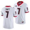 d'andre swift white away men's jersey