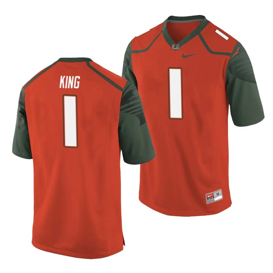 d'eriq king orange replica men's jersey