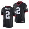 d'wan mathis black college football men's jersey