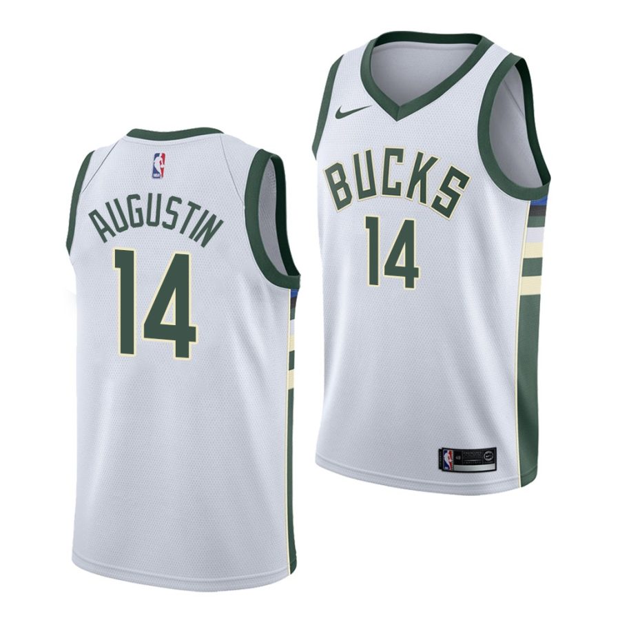 d.j. augustin bucks association 2020 nba draft 2020 21 white jersey