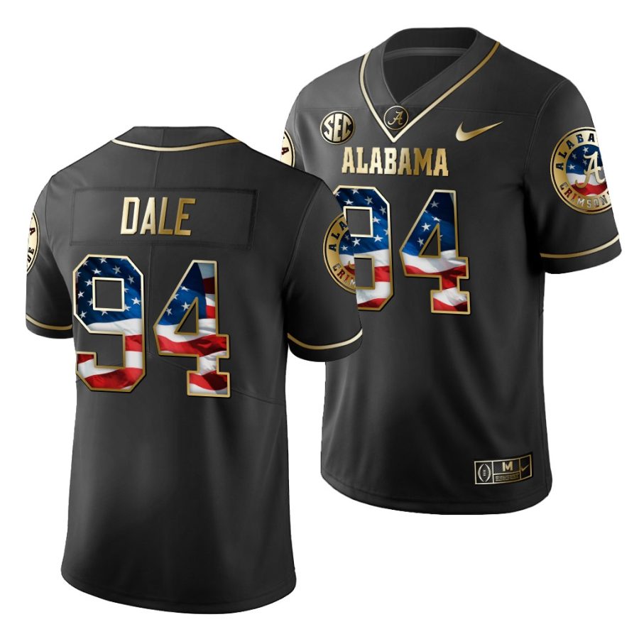 d.j. dale black stars and stripes men's jersey