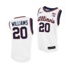 da'monte williams white throwback men jersey