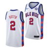 daeshun ruffin white throwback ole miss rebels jersey