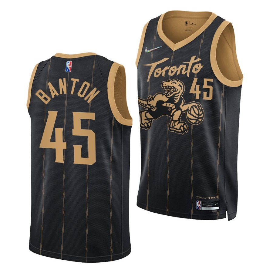 dalano banton raptors 75th anniversary black city edition 2021 22 jersey