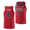 dalen terry red college basketball 2021 22replica jersey